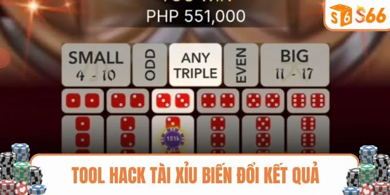 Tool hack tài xỉu biến đổi kết quả